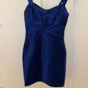 Bcbg maxazria bandage dress blue